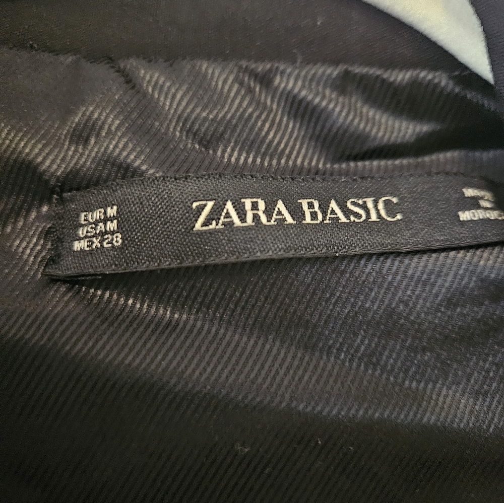 Zara black lace trim blazer romper - Picture 3 of 5
